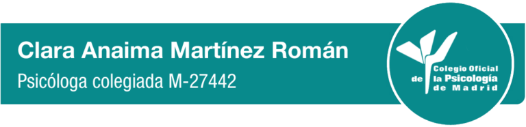 Logo colegio oficial de psicologos Clara Anaima Martinez Roman